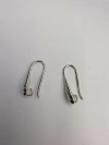 Silver-plated copper U-shaped pendant accessory, artistic structure copper pendant, fashionable copper small pendant Specification image